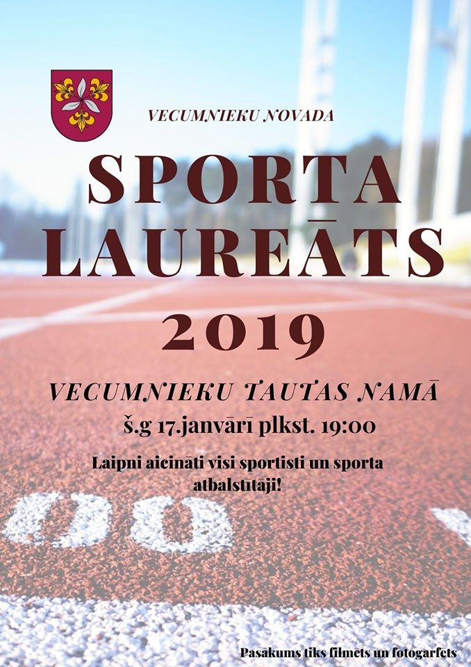 «Vecumnieku novada sporta laureāts 2019»