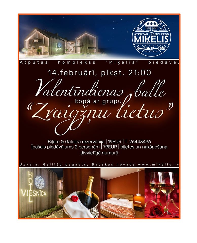 Valentīndienas balle «Miķelī»