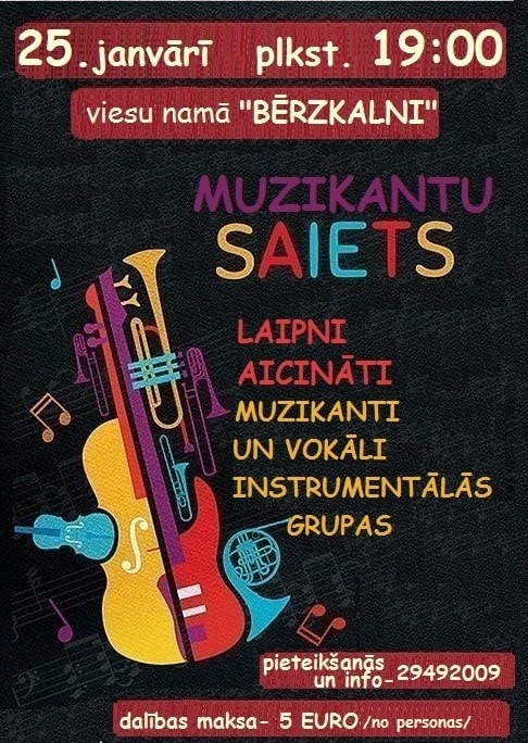 Muzikantu saiets «Bērzkalnos»