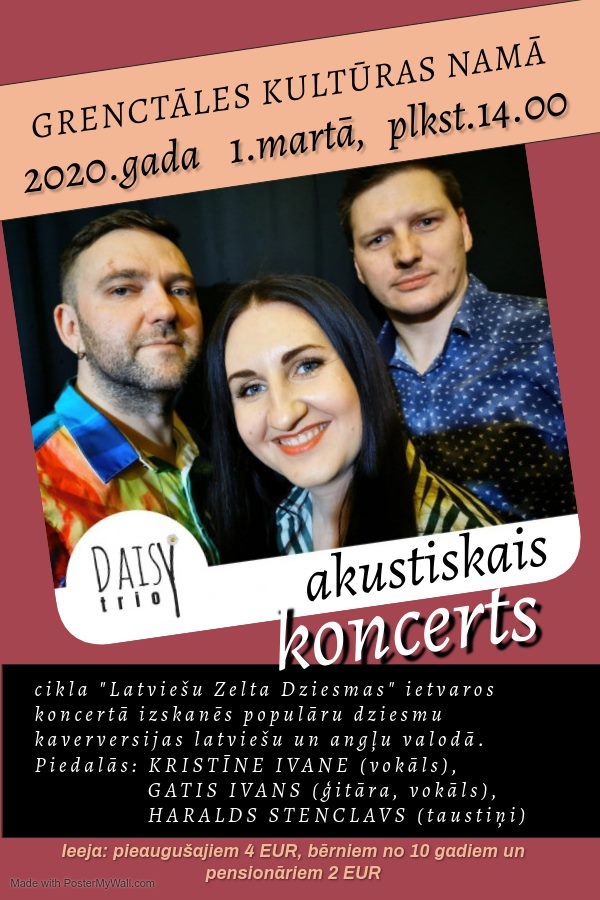 Cikla «Latviešu zelta dziesmas» lielkoncerts Grenctālē