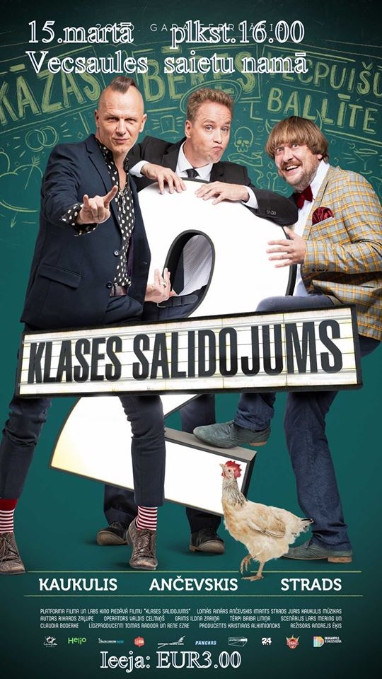 Filma «Klases salidojums 2» Vecsaulē