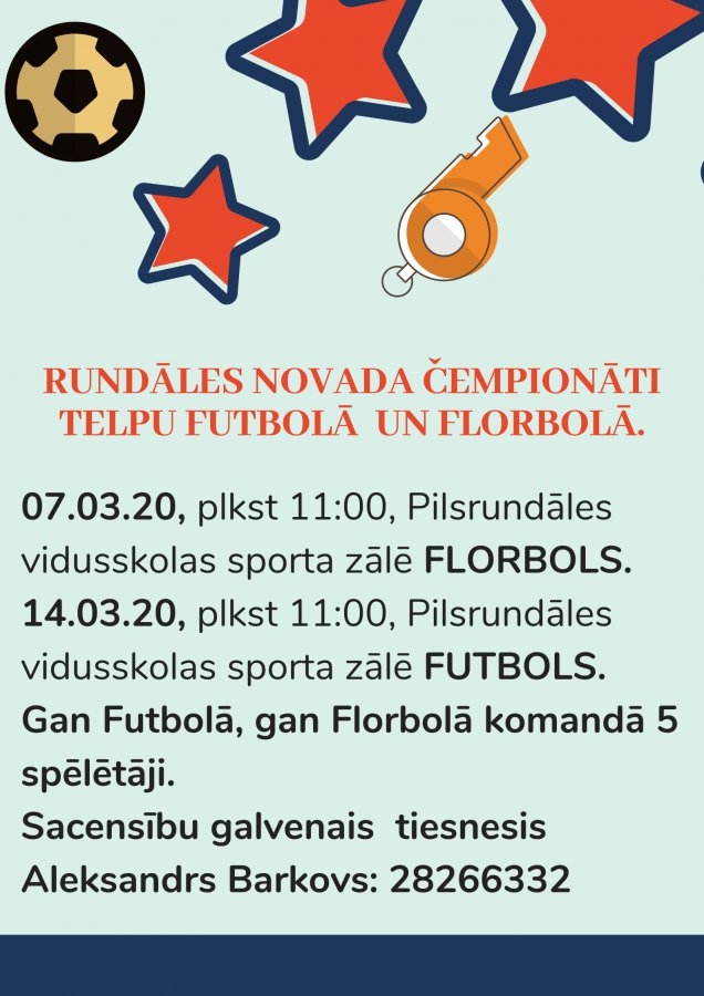 Pilsrundālē – čempionāts florbolā