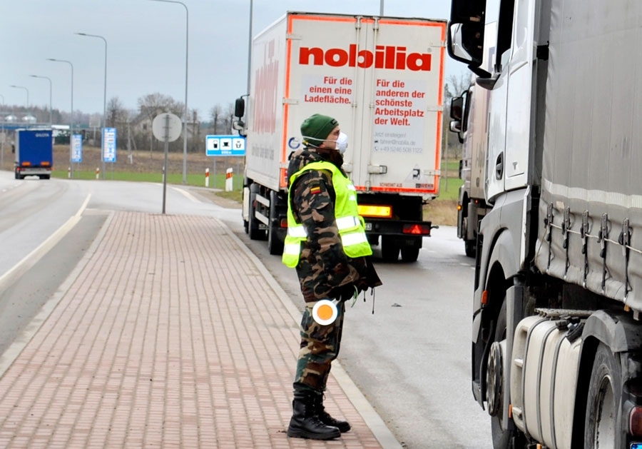 Lietuvas robežsargi kontrolē robežu arī Grenctālē