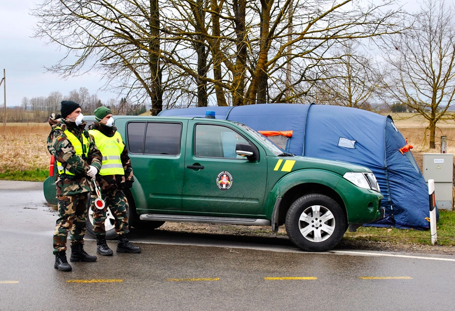 Lietuvas robežsargi kontrolē robežu arī Grenctālē