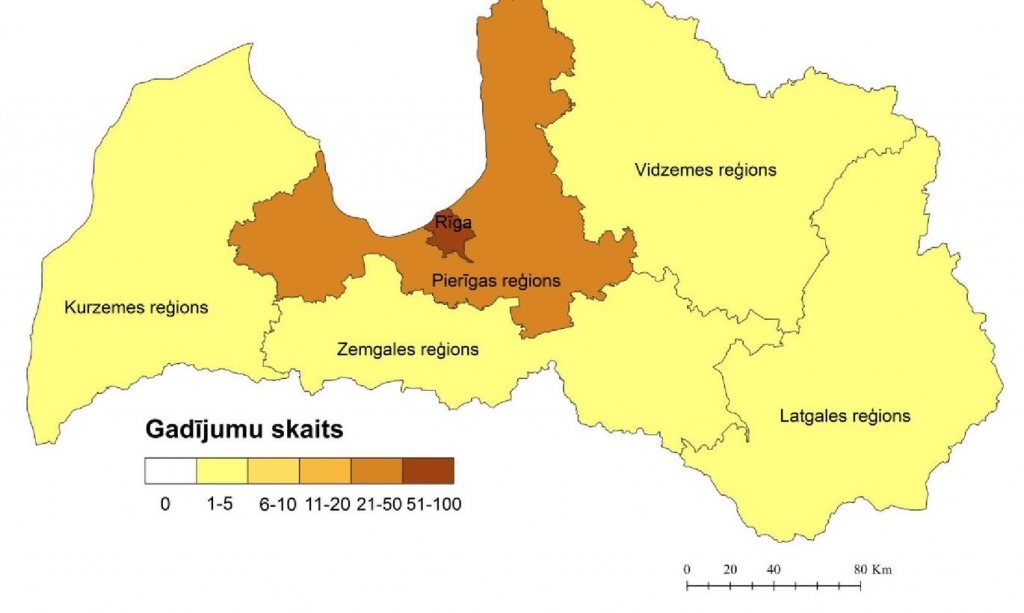 Saslimstība ar Covid-19 konstatēta arī Kurzemes reģionā