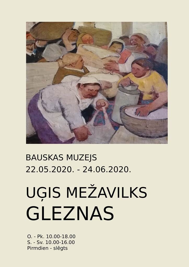 Bauskas muzejā no 22. maija būs aplūkojama mākslinieka Uģa Mežavilka gleznu izstāde
