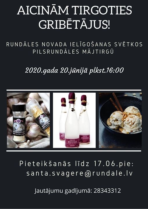 Ielīgošanas svētki Pilsrundāles mājtirgū