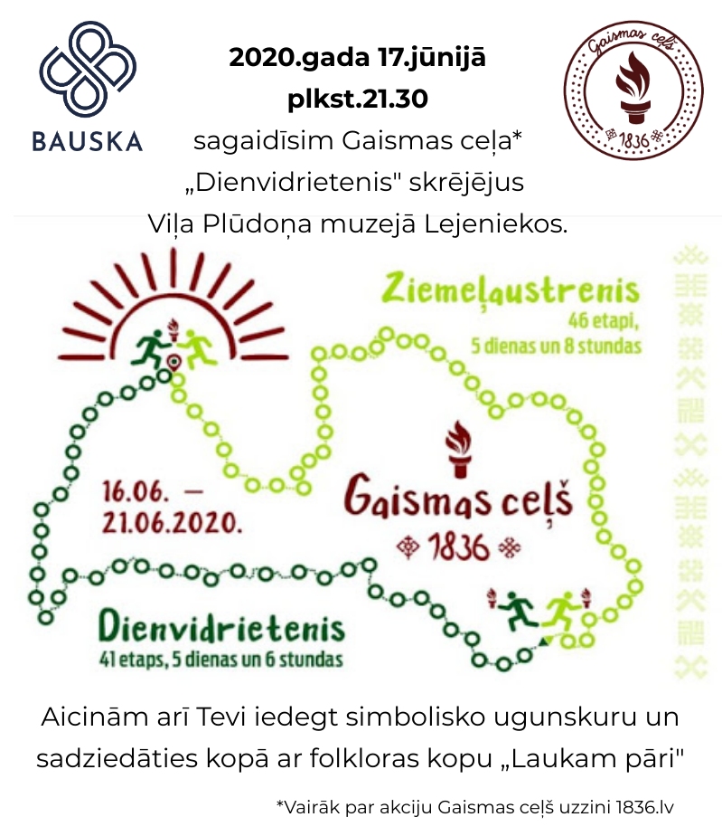 Gaismas ceļš «Dienvidrietenis» Lejeniekos