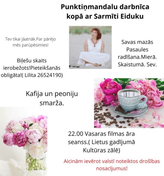 Punktiņmandalas kopā ar Sarmīti Eiduku