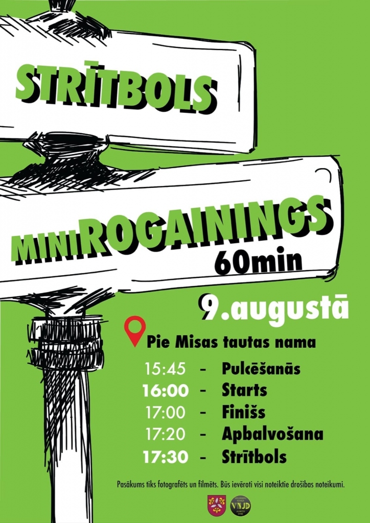 Minirogainings, strītbols pie Misas tautas nama