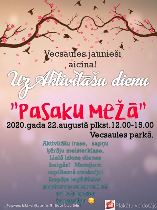 Aktivitāšu diena Vecsaules parkā