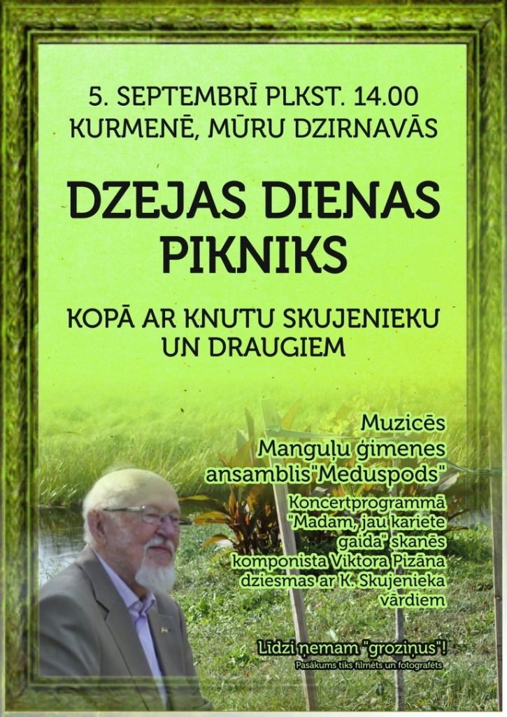 Dzejas dienas pikniks Kurmenē