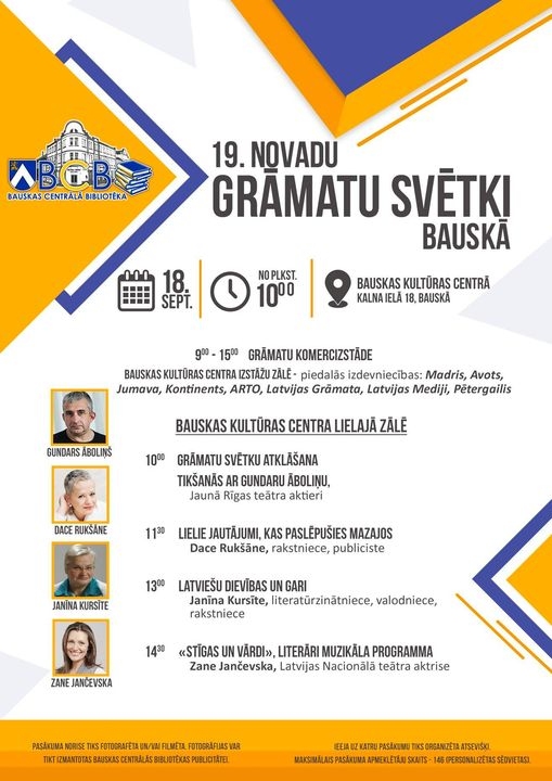 19. novadu Grāmatu svētki Bauskā