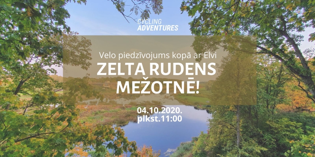 Zelta rudens velo piedzīvojums Bauskas un Mežotnes apkārtnē