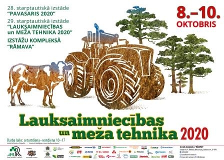 Izstāde «Lauksaimniecības un meža tehnika 2020» Rāmavā