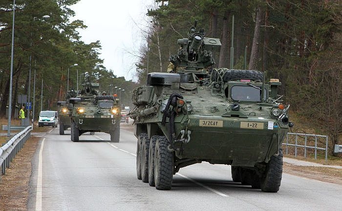 Maršrutā Grenctāle–Ādaži pārvietosies militārā tehnika