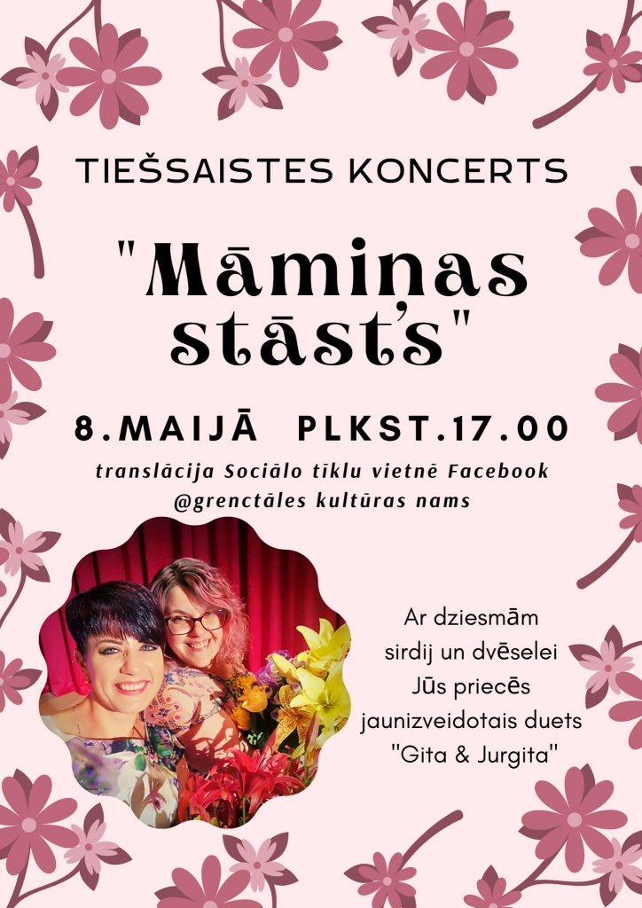 Tiešsaistes koncerts «Māmiņas stāsts»