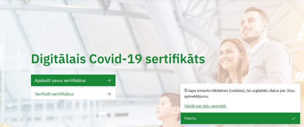 Sācis darboties digitālais vakcinācijas pret Covid-19 sertifikāts