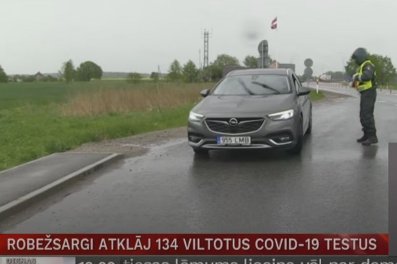 Četras personas Grenctāles robežpunktā uzrāda viltotus «Covid» testus