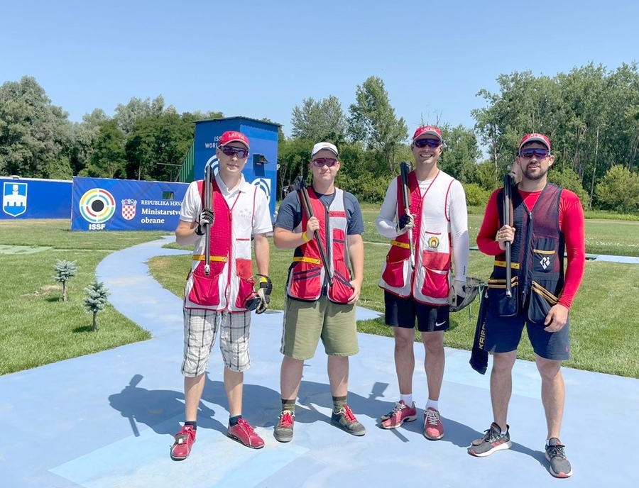 Bauskas novada pārstāvji startē sporta šaušanas federācijas kausa izcīņas posmā Osijekā