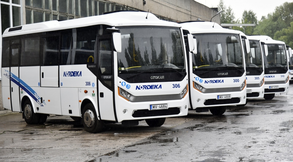 FOTO: Lotē «Bauska» ar 1. augustu turpmākos desmit gadus sabiedriskā transporta pakalpojumus nodrošinās a/s  «Nordeka»