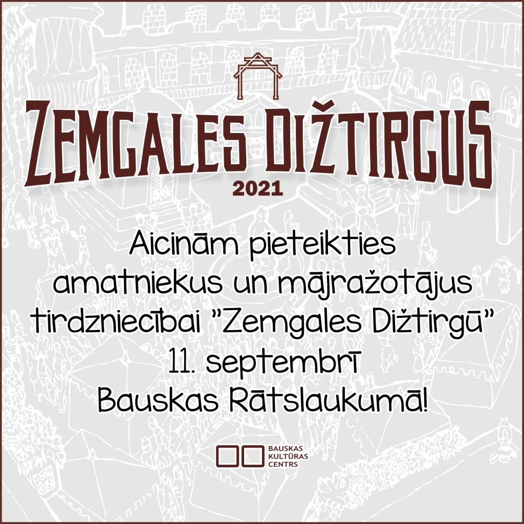 «Zemgales Dižtirgus» Bauskas Rātslaukumā