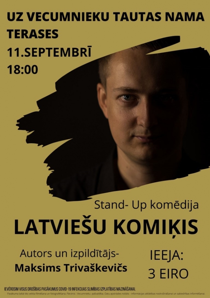 Maksims Trivaškevičs ar «Stand-Up» komēdiju Vecumniekos