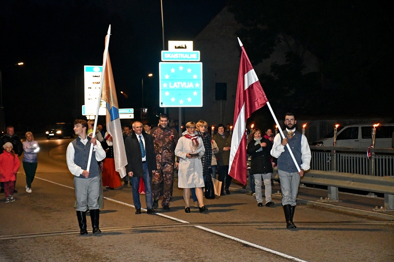 Skaistkalnē latvieši kopā ar lietuviešiem atzīmē Baltu vienības dienu