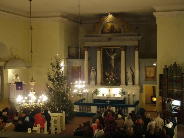 Ziemassvētku dievkalpojumi luterāņu draudzēs Bauskas novadā